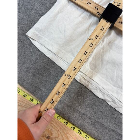 VINTAGE Star Wars Laser Game Shirt Mens Large White Graphic Tee 90s - Picture 3 of 5